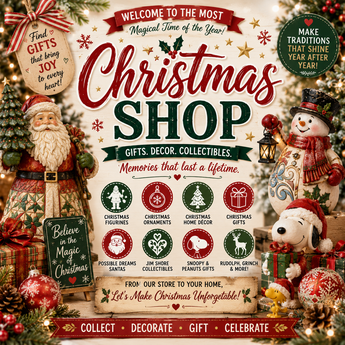Christmas Shop at Chivilla Bay, helping you find gifts that bring Joy to every heart!