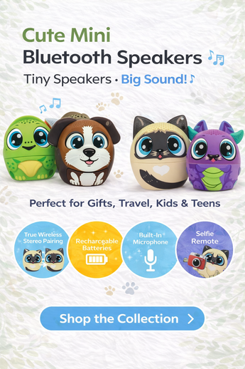 Mini Bluetooth Speakers – Cute Portable Speakers with Big Sound