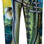 Assorted Men's Lounge Pants from Chivilla Bay, showcasing a fun fishing print with 'size is all that matters' text.
