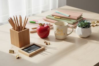 An assortment of gifts for teachers.
