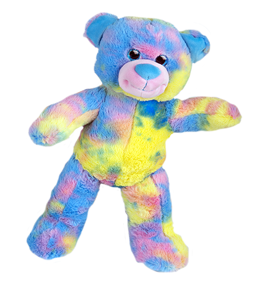 Tie dye teddy bear 16 inches tall