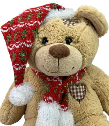 Winter Hat and Scarf to keep your Teddy Bear warm.