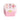 Hexagonal jewelry box with pink polka dot base and ballerina design on top, on a white background.