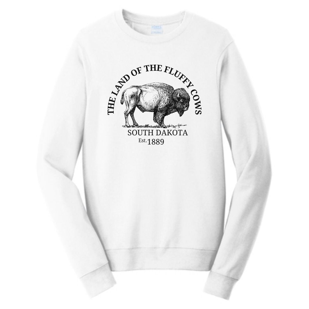 South Dakota Land of Fluffy Cows Sweatshirt or Hoodie