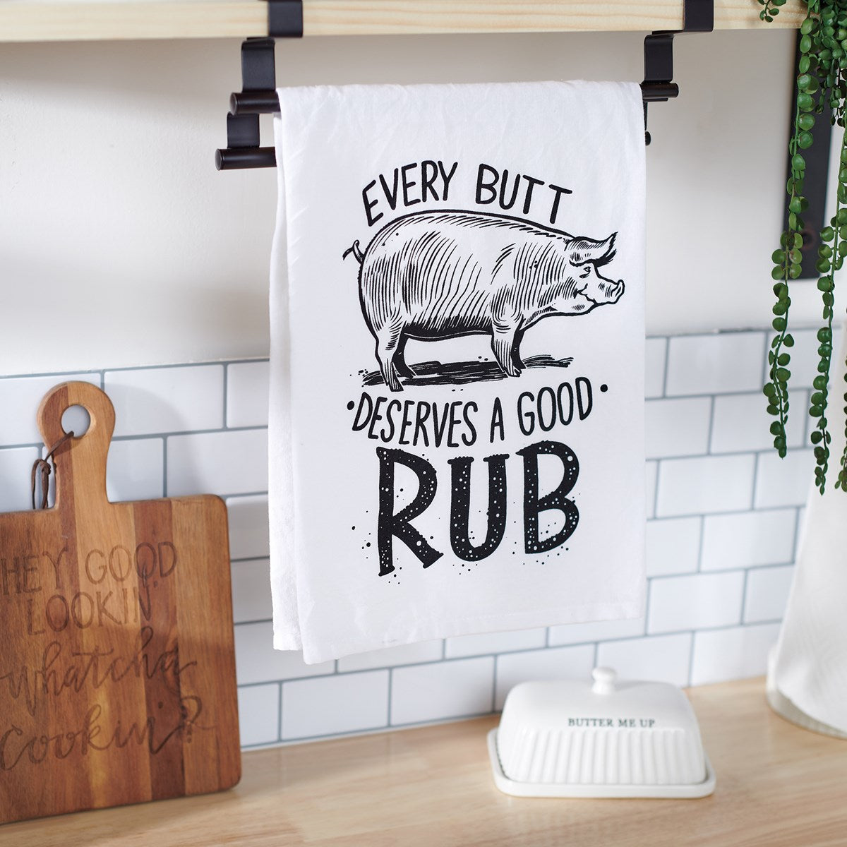 Kitchen Towel: Butt Rub