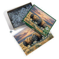Dusty Plains Bison 1000pc puzzle