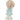 Sweet girl Mother’s Day keepsake figurine back view