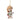 Precious Moments Ornament of a girl holding a tray with '2026' on a white background