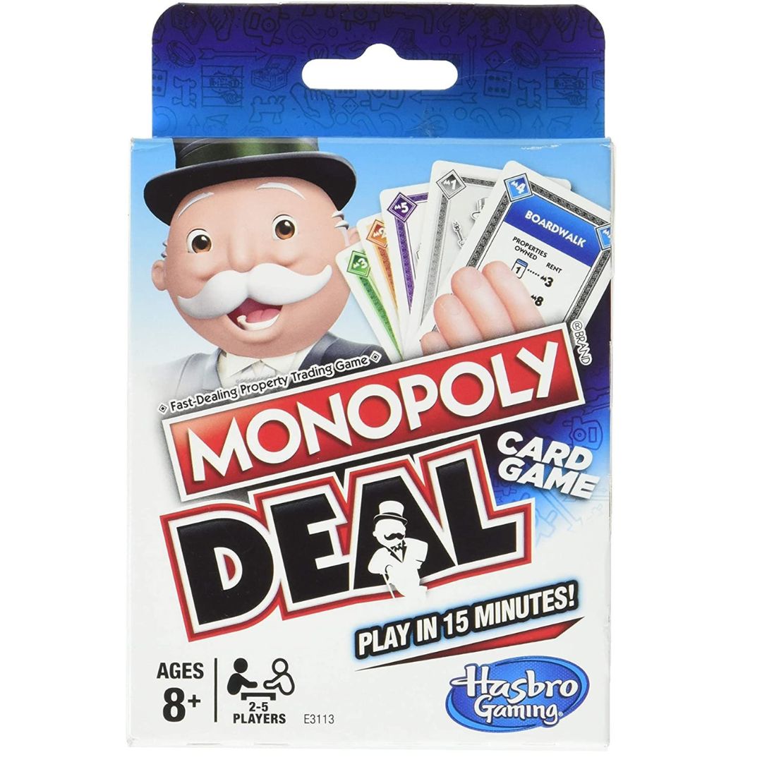 Hasbro Gaming Monopoly Deal Card Game for 2 to 5 players. 