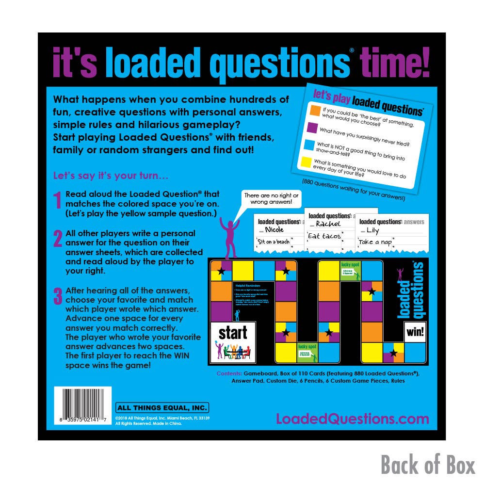 Loaded Questions - The Family/Friends Version