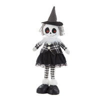 Halloween Boneskully Standing Doll, assorted