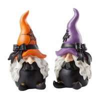 Halloween Stump Witch Figurines 