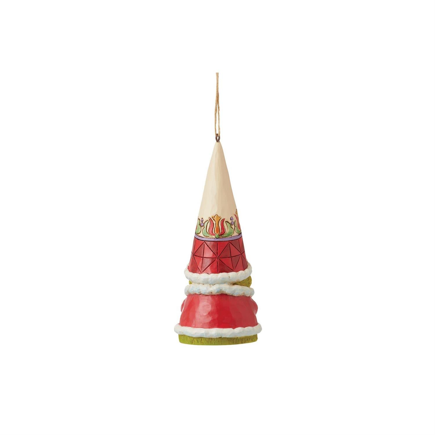Grinch Gnome Hands Clenched Hanging Ornament