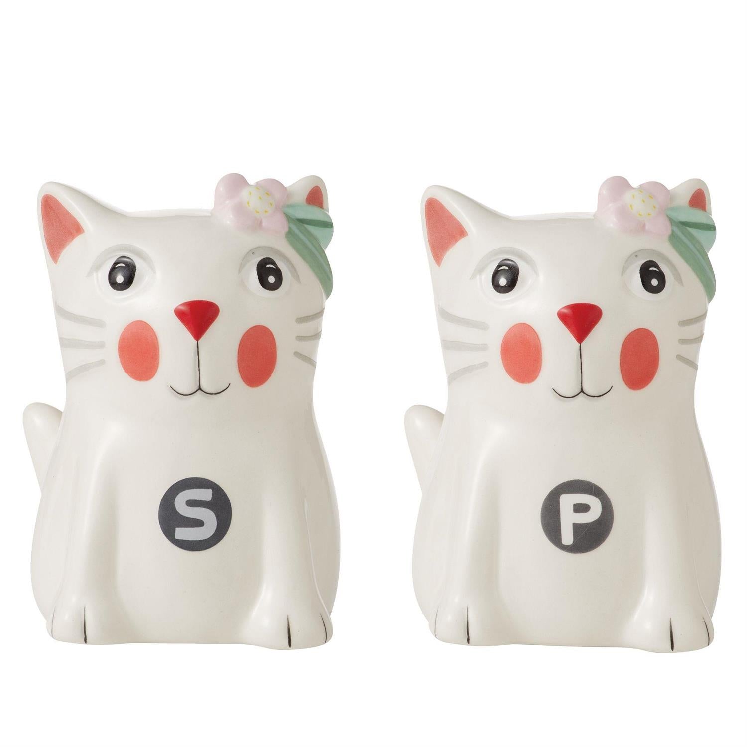 Kitty Cat Salt and Pepper Shakers Allend Designs
