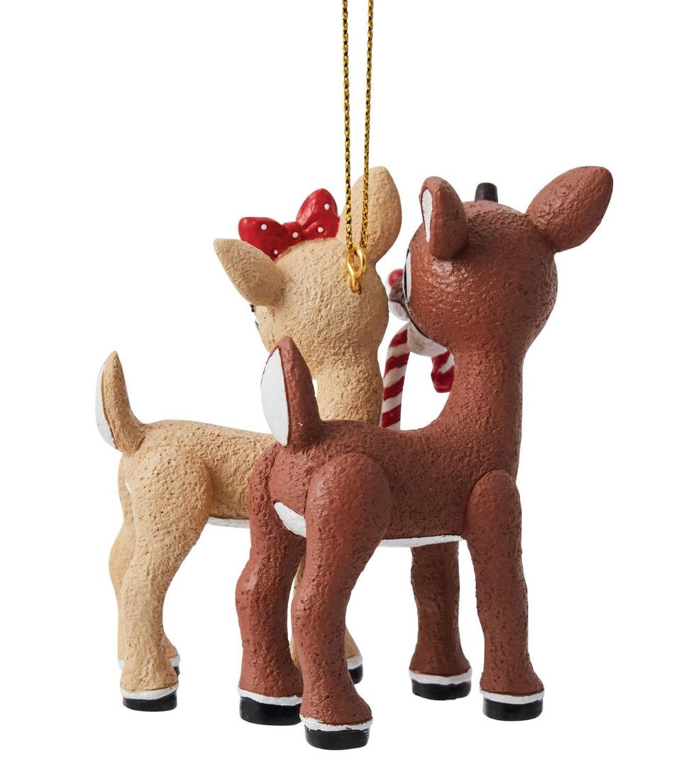 Rudolph and Clarice Love is Sweet Ornament