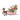 Rudolph Pulling Santa in Sleigh Figurine