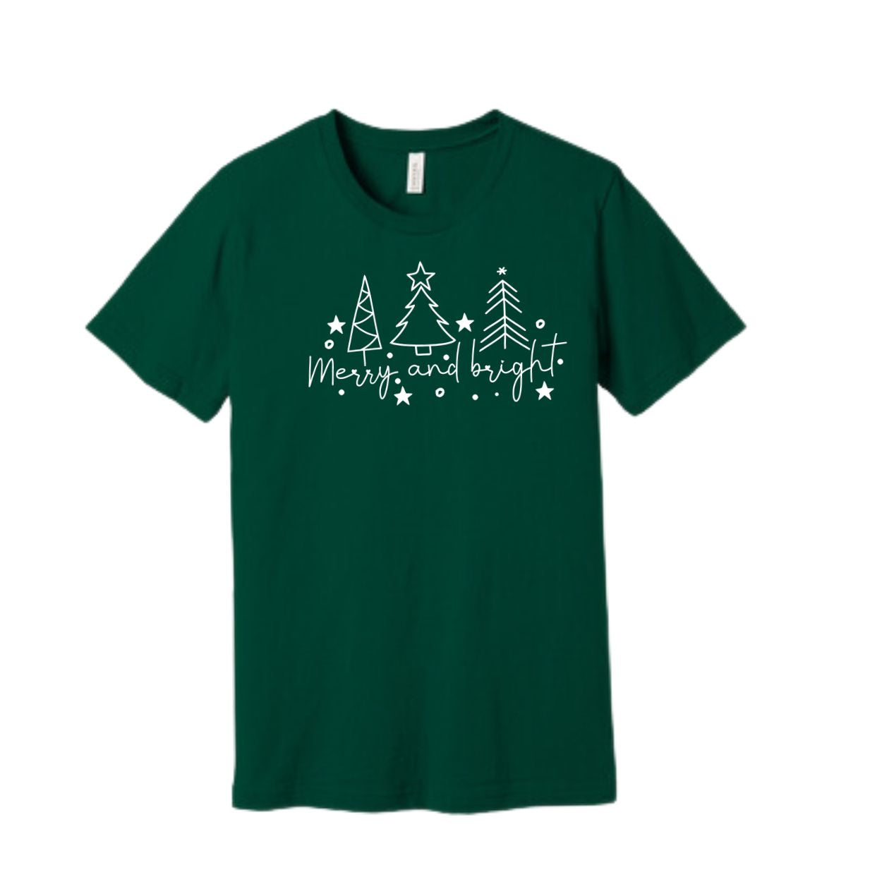 Merry and Bright Christmas Holiday T-shirt