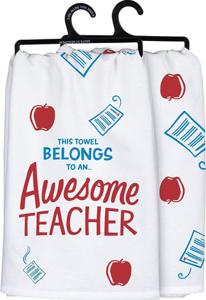 Kitchen Towel: Awesome Teacher