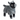 8-inch Cuddlekins Mini Goat Stuffed Animal With Soft Grey and Black Fur