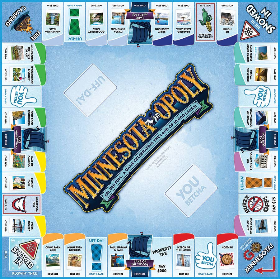 Minnesota-Opoly (state) Board Game