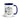 Inspirational sister coffee mug with floral wreath and quote a sister is God's way of assuring we never walk alone