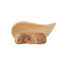 Dog Angel Rememberance Figurine 2 inch resin sympathy gift for friends who have lost their canine companions.