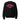 Black Overthinker 24/7 sweatshirt with pink lettering