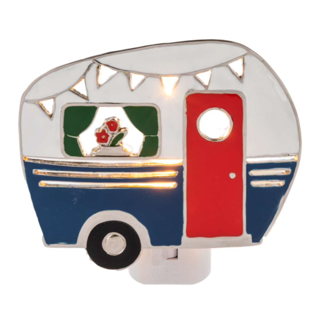 Camper Night Light perfect for your garage, house, camper, themed bedroom or bath. 