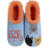 Cat Lady Funny Soft Slippers from Snoozie