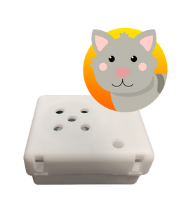Cat Sound module for plush stuffed animals in the Frannie and Friends Create a Cuddly collection