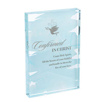 Confirmed in Christ Confirmation Gift Plaque for boy or girl 