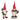 Cottagecore Mushroom Gnome Mr and Mrs Figurines 4 inches tall