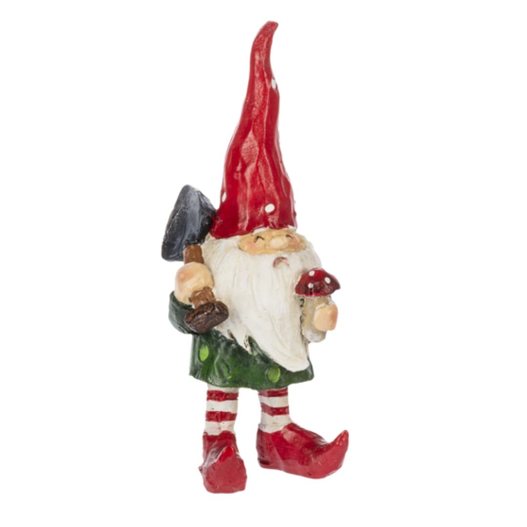 Cottagecore Mushroom Gnome Figurine - assorted