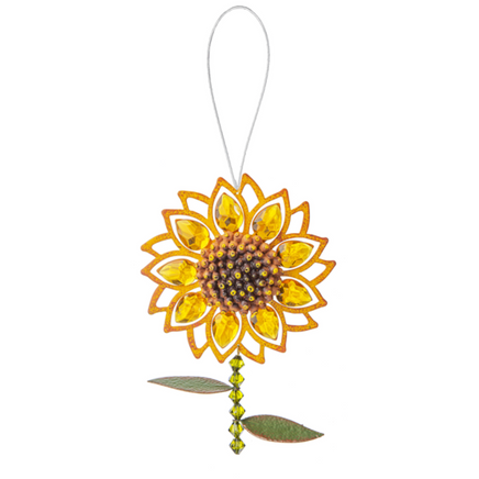 Crystal Expressions Garden Sunflower Hanging Ornament