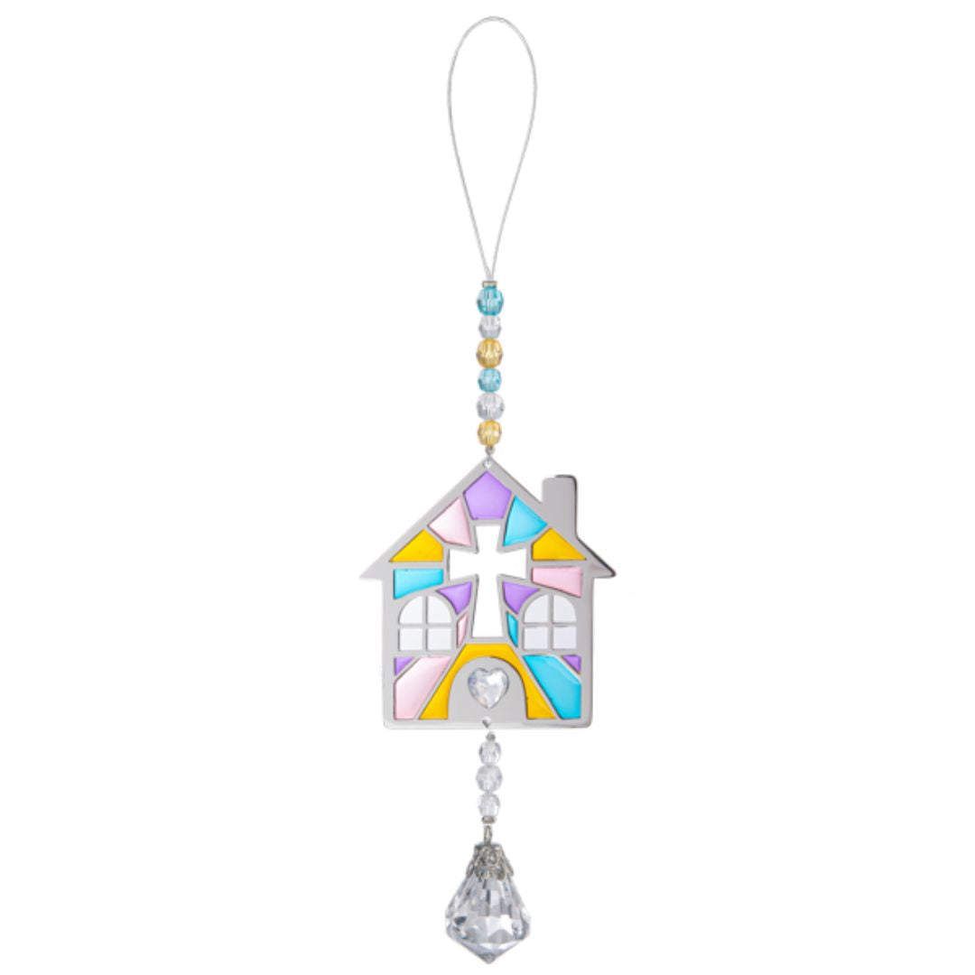 Crystal Expressions Bless this Home Suncatcher Ornament