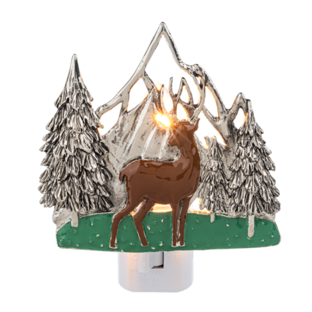 Deer in the Forest Night Light with Gift Box