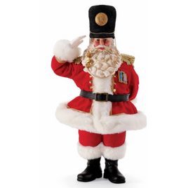 Department 56 Santa in Toy Solder Cloth suit possible dreams collection FAO schwarz
