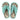 Flip-flop styled spa slippers with thick cushioned soles and soft microfiber top, fringe details, in sizes S/M and L/XL