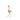 Decorative flamingo ornament with a hat and swimsuit on a white background