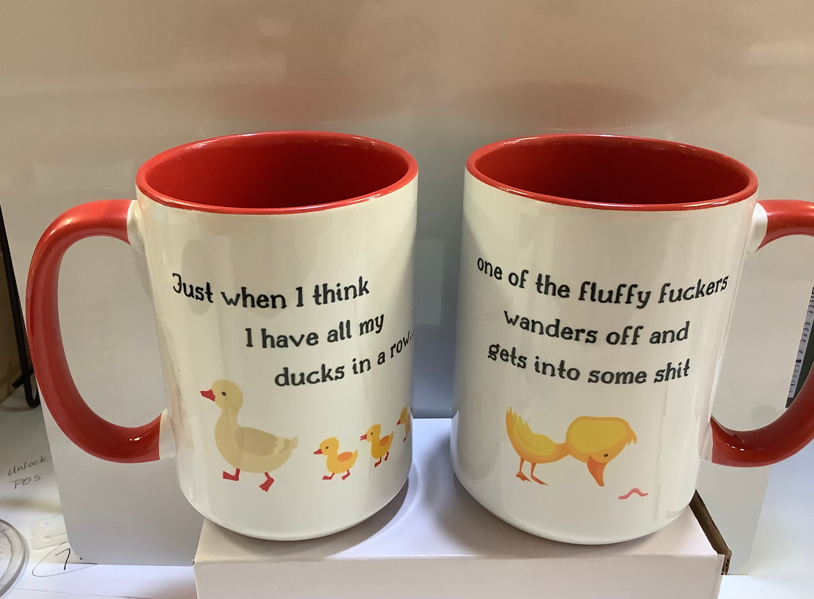 Coffee Mug Just When I Think I Have all my Ducks in a Row