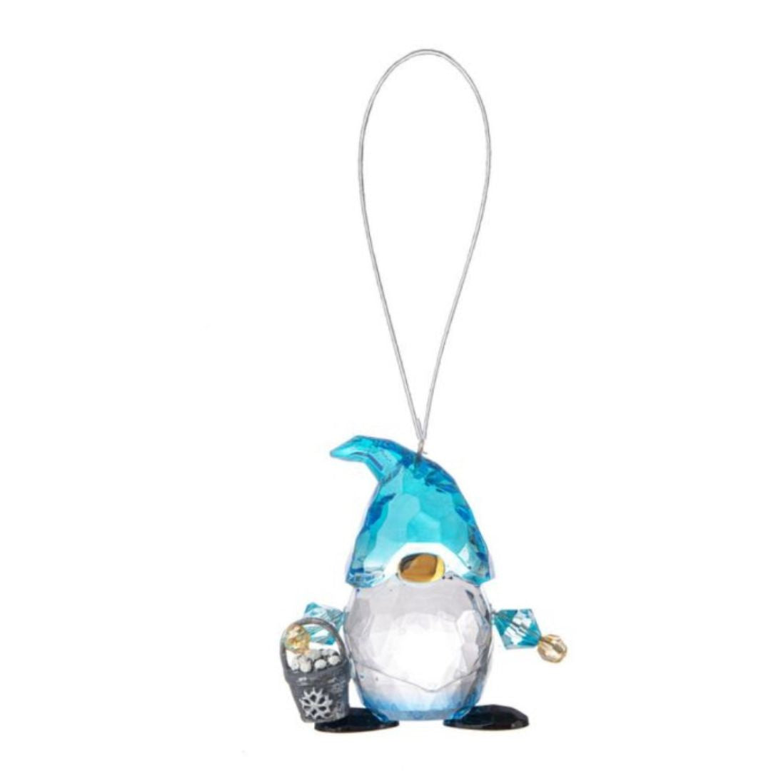 Crystal Expressions Winter Gnome Ornament 2.5 inch