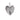 Silver charm with 'always in my heart' engraved on angel wing heart on white background.