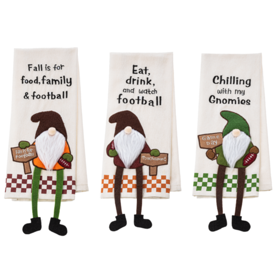 Football Doodle Tenn Waffle Kitchen Towel