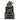 Haunted house Halloween countdown calendar with ghosts, pumpkins, bats, and interchangeable numbered blocks.
