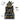 Haunted house Halloween countdown calendar with ghosts, pumpkins, bats, and interchangeable numbered blocks and features.