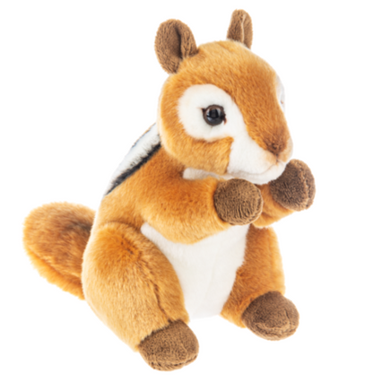 Heritage collection chipmunk plush stuffed woodland animal 8 1/2 inches tall