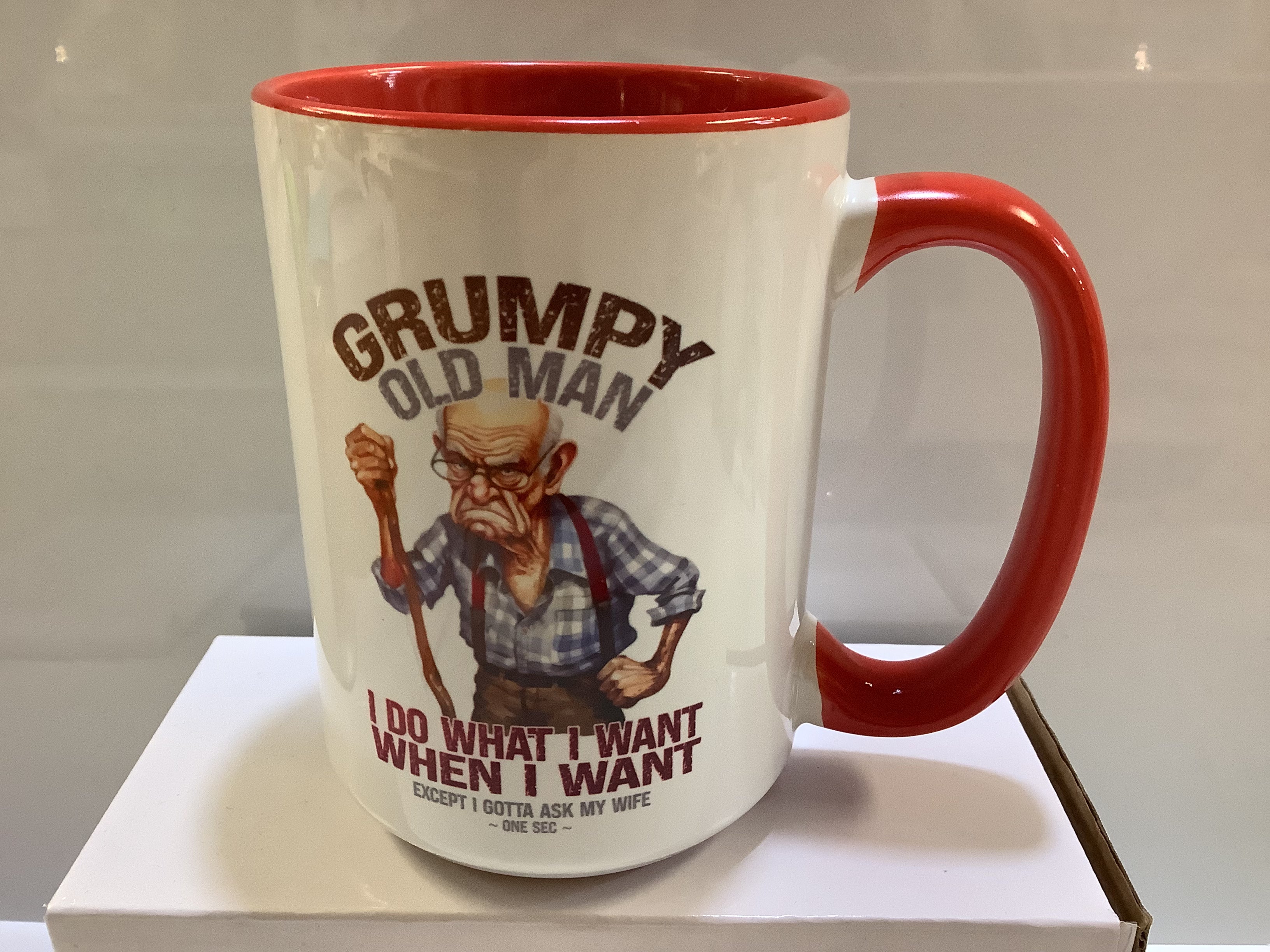 Coffee Mug Grumpy Old Man I Do What I Want When I Want