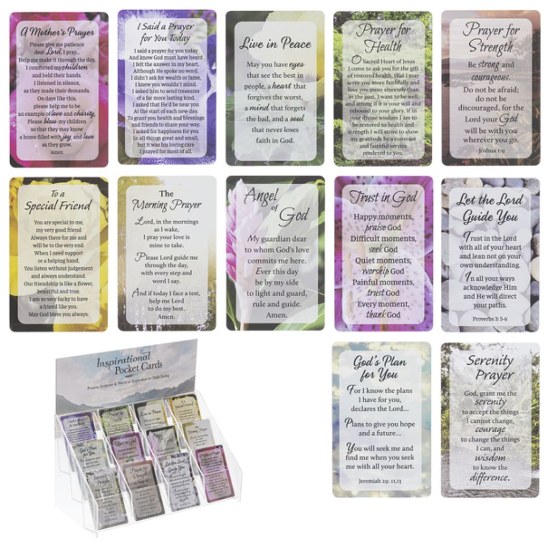 Inspirational Prayer Pocket Cards for Special Occasions – Chivilla Bay