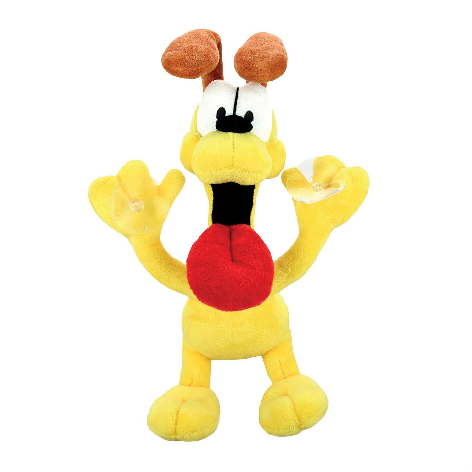 Odie Plush Window Clinger, 8.27 inches Tall, with Suction Cups