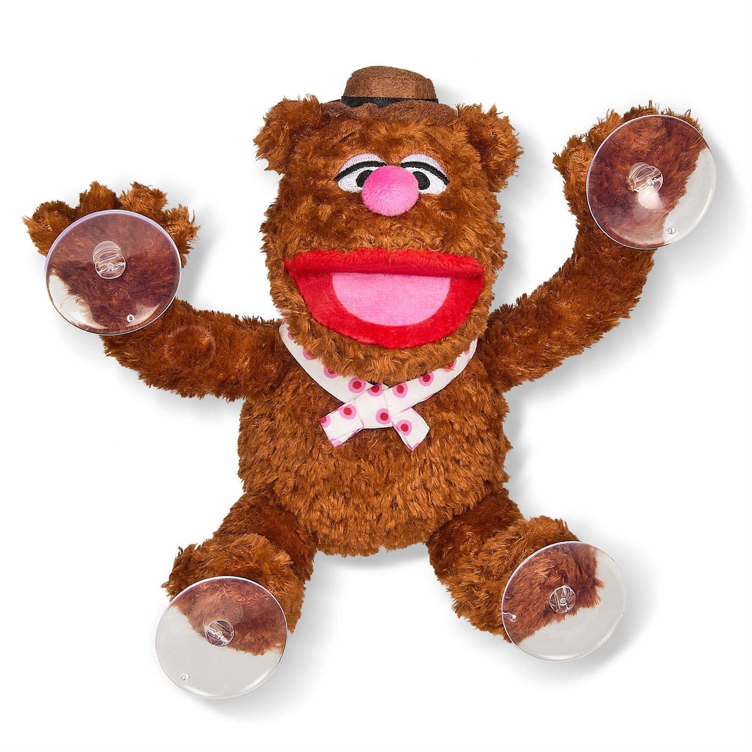Fozzie Bear Plush Window Clinger, 7.87 inches Tall, with Suction Cups
